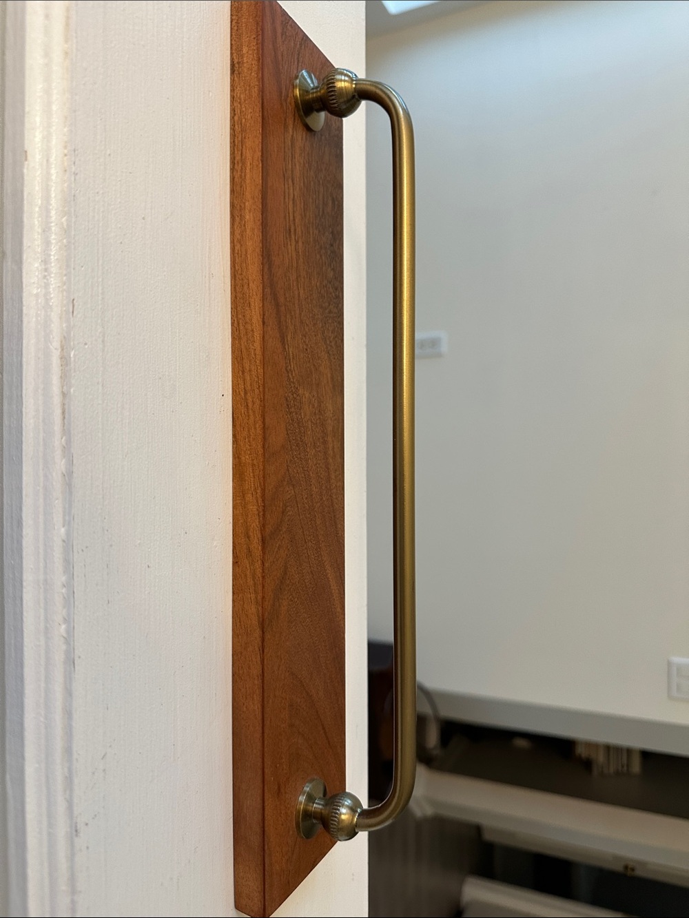 Hearth & Hand Towel rack - Brass & Wood